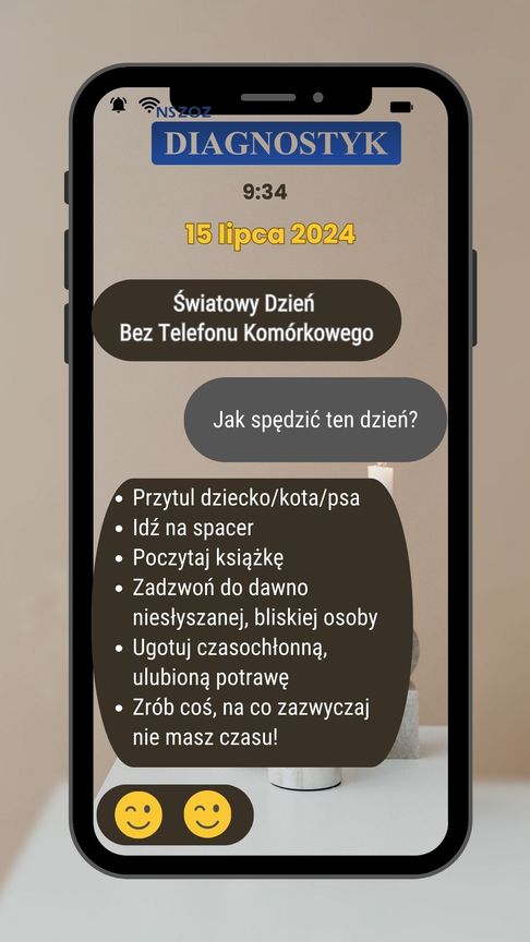 Światowy dzień bez telefonu 17 lipca 2024